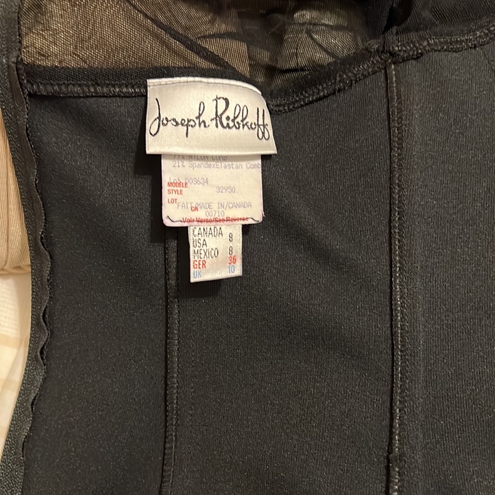 Joseph Ribkoff basque style top - Picture 3 of 4